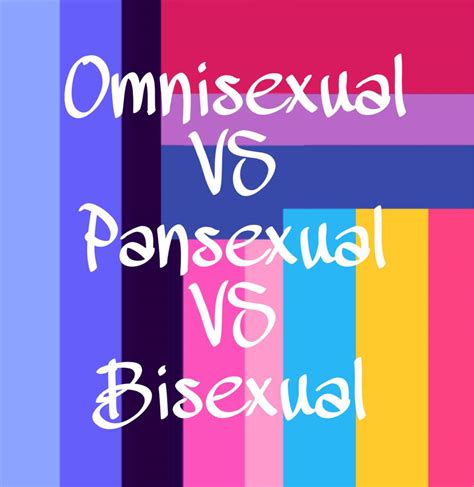 omnisexual vs pansexual|Eli5 difference between bisexual, pansexual, omnisexual and